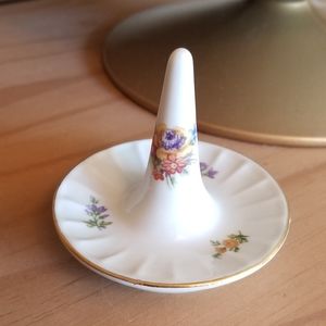 Vintage porcelain ring holder GDR East Germany